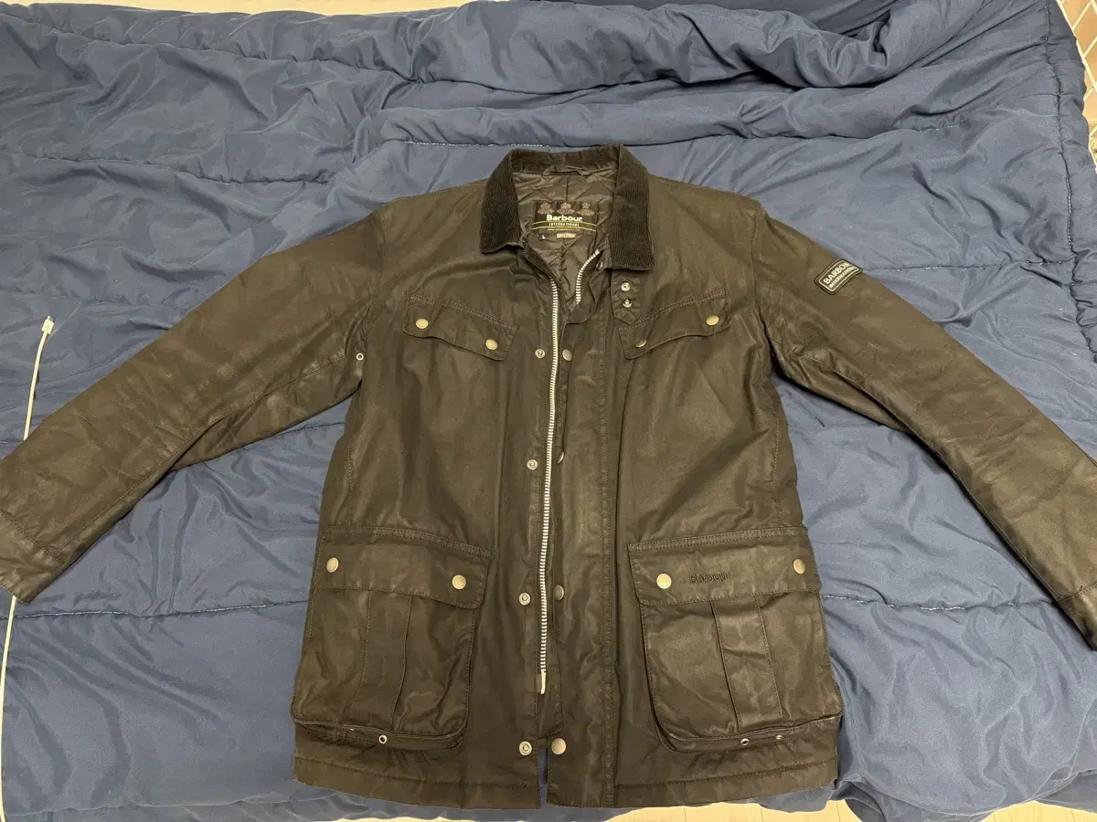 [L]Barbour 바버 듀크 왁스자켓 블랙